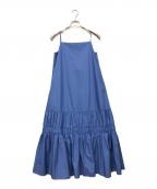 HER LIP TOハーリップトゥ）の古着「Back Ribbon Cami Long Dress」｜ブルー