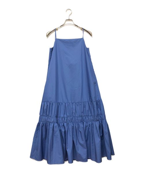 HER LIP TO（ハーリップトゥ）HER LIP TO (ハーリップトゥ) Back Ribbon Cami Long Dress ブルー サイズ:SIZE Sの古着・服飾アイテム