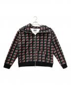 ASHLEY WILLIAMSアシュリーウィリアムズ）の古着「I Heart Me Black Butterfly Hoodie」｜ブラック