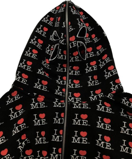 ASHLEY WILLIAMS（アシュリーウィリアムズ）ASHLEY WILLIAMS (アシュリーウィリアムズ) I Heart Me Black Butterfly Hoodie ブラック サイズ:Sの古着・服飾アイテム