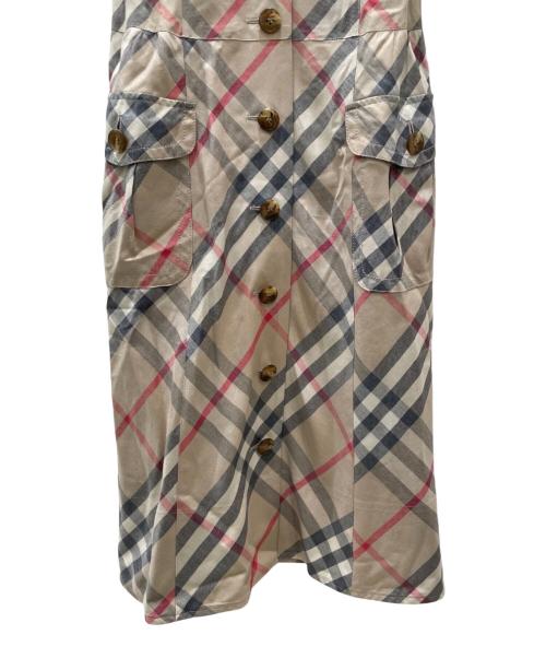 BURBERRY LONDON（バーバリーロンドン）BURBERRY LONDON (バーバリーロンドン) シャツワンピース ベージュ サイズ:38の古着・服飾アイテム