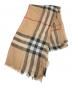 BURBERRY (バーバリー) ウールシルクスカーフ ブラウン 未使用品：15000円