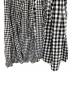 中古・古着 tricot COMME des GARCONS (トリココムデギャルソン) 切替ギンガムスカート ブラック×ホワイト サイズ:M：14000円