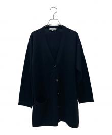 Christian Dior（クリスチャン ディオール）の古着「CDロゴボタン 薄手カーディガン」｜ブラック