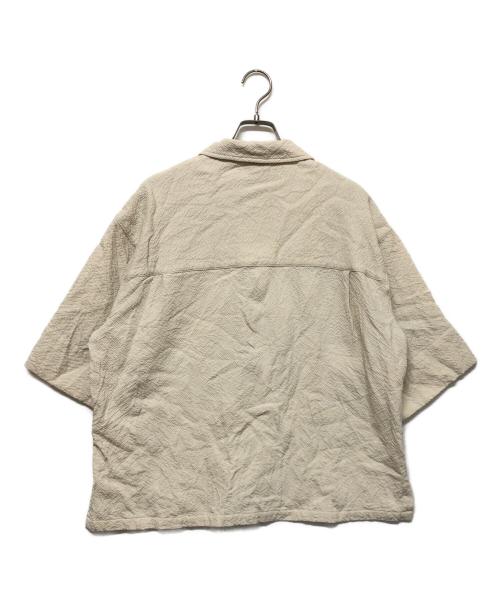 Deux Allures（ドゥ アリュール）Deux Allures (ドゥ アリュール) ASHIKO ハーフジップシャツ アイボリー サイズ:Freeの古着・服飾アイテム
