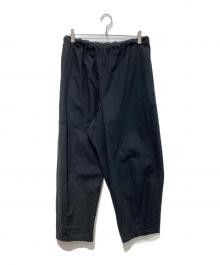 HUIS.（ハウス）の古着「やわらかシーチングコットンバルーンパンツ　遠州織物　506L-0226-09BLK」｜ブラック