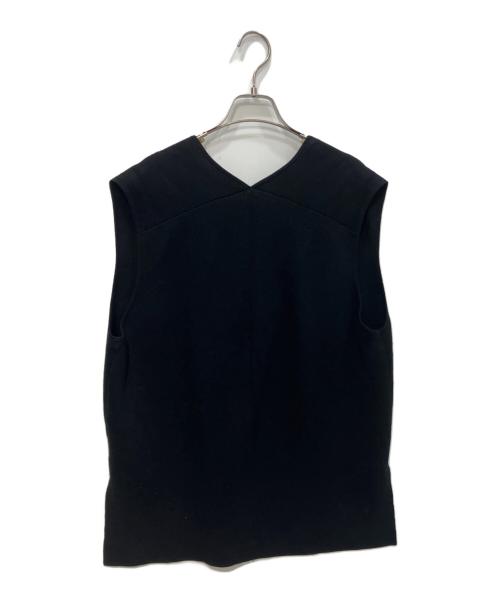 SLOBE IENA（スローブ イエナ）SLOBE IENA (スローブ イエナ) ダブルフェイスコットンニットベスト　 26AW ブラック サイズ:-の古着・服飾アイテム