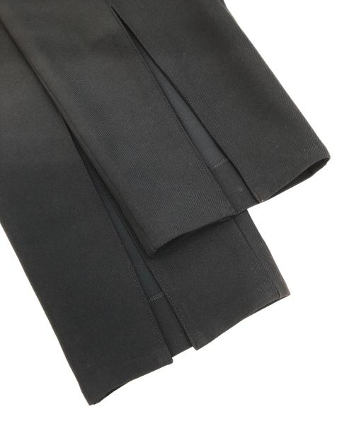 LE PHIL（ル フィル）LE PHIL (ル フィル) 2WAYツイルフロントスリットパンツ ブラック サイズ:SIZE 2の古着・服飾アイテム