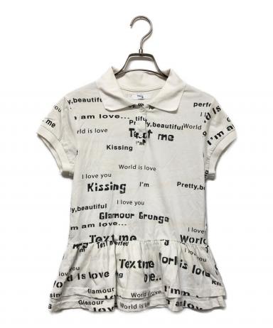 トップス praying world is love womans polo 中古・古着通販】Praying (プレイング) World Is Love Womens Polo
