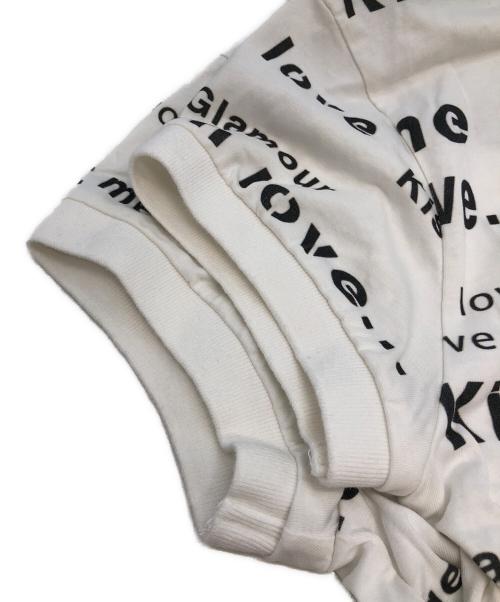 PRAYING（プレイング）Praying (プレイング) World Is Love Womens Polo ホワイト サイズ:SIZE Mの古着・服飾アイテム