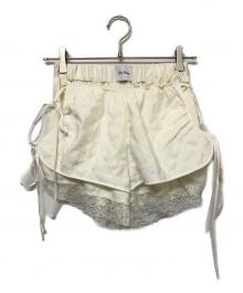 Her Praha（ハープラハ）の古着「"Irene" quilted lingerie short pants」｜アイボリー
