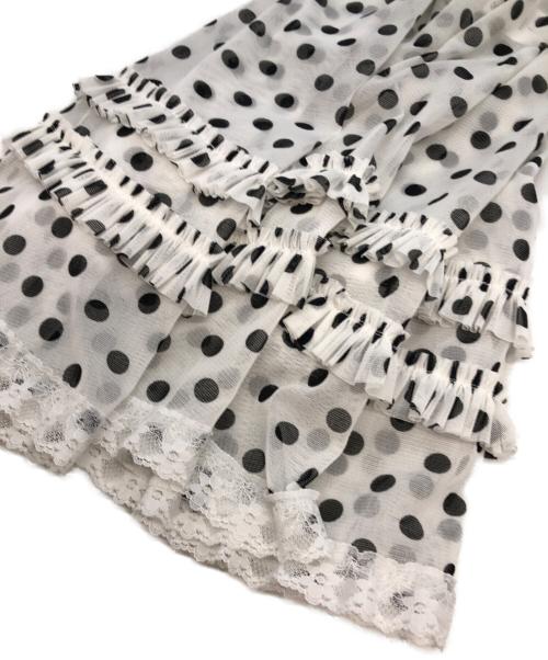Her Praha（ハープラハ）Her Praha (ハープラハ) Lingerie skirt ホワイト サイズ:Freeの古着・服飾アイテム