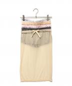 PRAYINGプレイング）の古着「Boxer Sheer Skirt」｜ベージュ