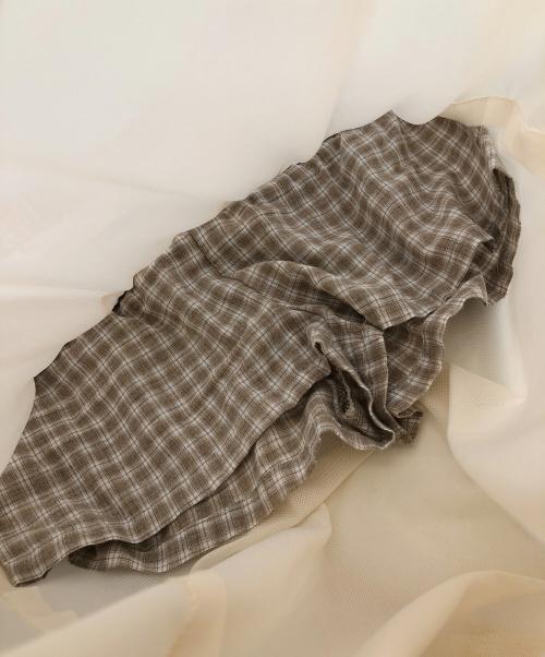 PRAYING（プレイング）Praying (プレイング) Boxer Sheer Skirt ベージュ サイズ:SIZE Sの古着・服飾アイテム