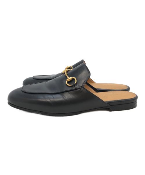 GUCCI（グッチ）GUCCI (グッチ) ホーズビットミュール ブラック サイズ:SIZE 36 1/2の古着・服飾アイテム