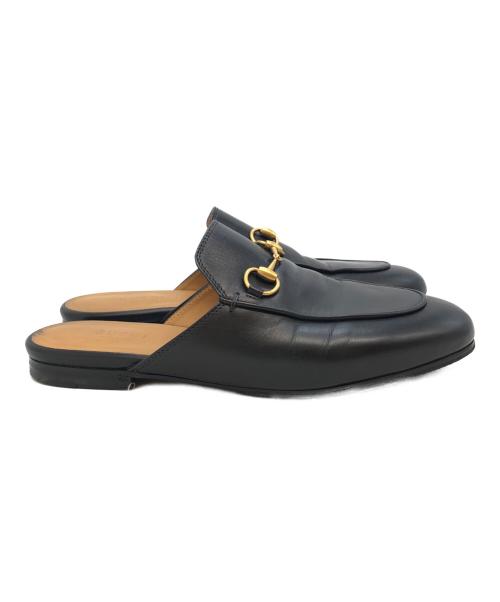 GUCCI（グッチ）GUCCI (グッチ) ホーズビットミュール ブラック サイズ:SIZE 36 1/2の古着・服飾アイテム