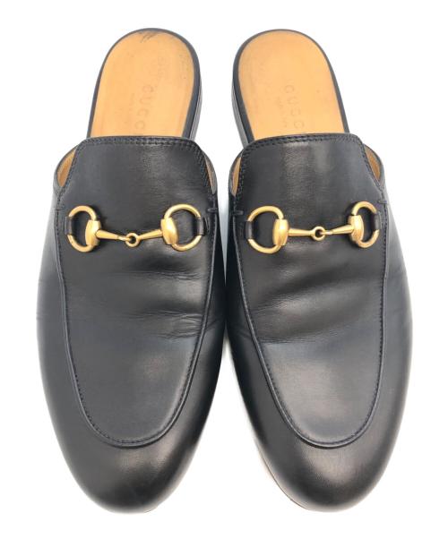 GUCCI（グッチ）GUCCI (グッチ) ホーズビットミュール ブラック サイズ:SIZE 36 1/2の古着・服飾アイテム