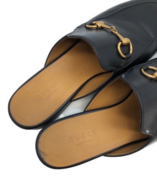 GUCCI（グッチ）GUCCI (グッチ) ホーズビットミュール ブラック サイズ:SIZE 36 1/2の古着・服飾アイテム