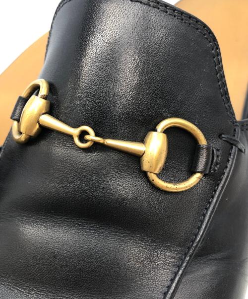 GUCCI（グッチ）GUCCI (グッチ) ホーズビットミュール ブラック サイズ:SIZE 36 1/2の古着・服飾アイテム