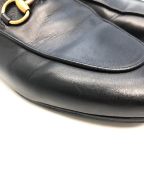 GUCCI（グッチ）GUCCI (グッチ) ホーズビットミュール ブラック サイズ:SIZE 36 1/2の古着・服飾アイテム