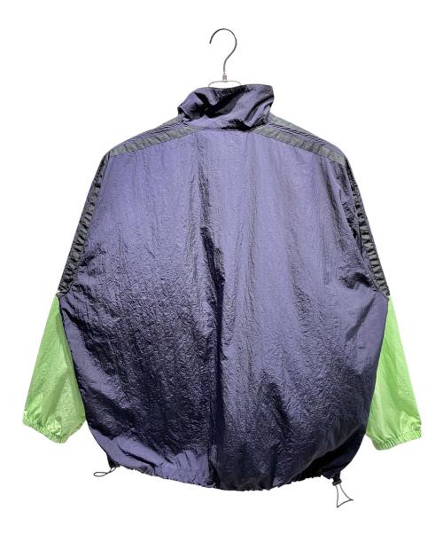 BALENCIAGA（バレンシアガ）BALENCIAGA (バレンシアガ) ロゴナイロンジャケット/528638 ネイビー サイズ:32の古着・服飾アイテム