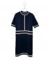 'S Max Mara（エスマックスマーラ）の古着「ウールカシミヤニットワンピース」｜ネイビー