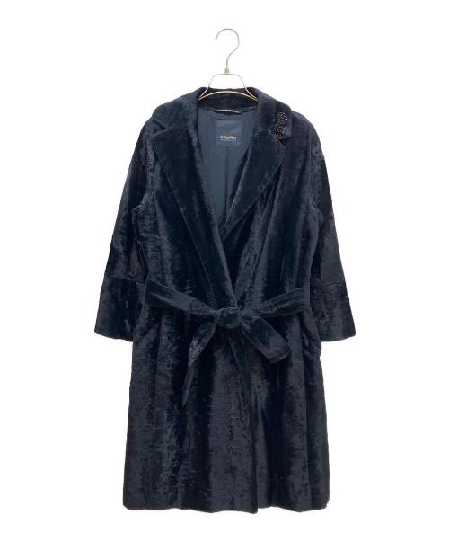 'S Max Mara（エスマックスマーラ）'S Max Mara (エスマックスマーラ) コート ネイビー サイズ:36の古着・服飾アイテム
