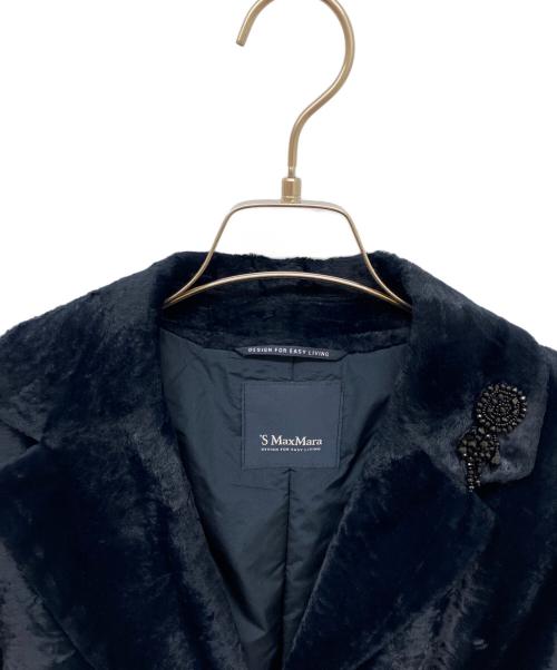 'S Max Mara（エスマックスマーラ）'S Max Mara (エスマックスマーラ) コート ネイビー サイズ:36の古着・服飾アイテム
