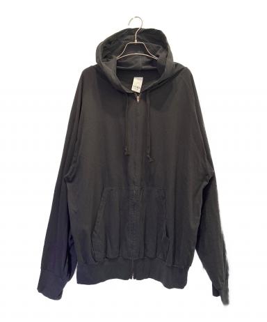 comoli ジャージ　ジップパーカー 中古・古着通販】COMOLI (コモリ) ジャージ ジップパーカー ブラック