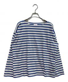 journal standard luxe（ジャーナルスタンダード ラックス）の古着「【M.B.L】L/SL DROP SHOULDER BASQUE SHIRT  26SS　26070450002110」｜ブルー