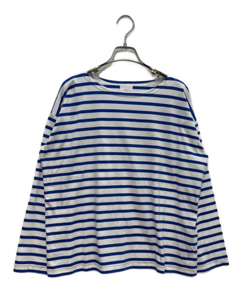 journal standard luxe（ジャーナルスタンダード ラックス）JOURNAL STANDARD LUXE (ジャーナルスタンダード ラックス) 【M.B.L】L/SL DROP SHOULDER BASQUE SHIRT  26SS　26070450002110 ブルー サイズ:2 未使用品の古着・服飾アイテム