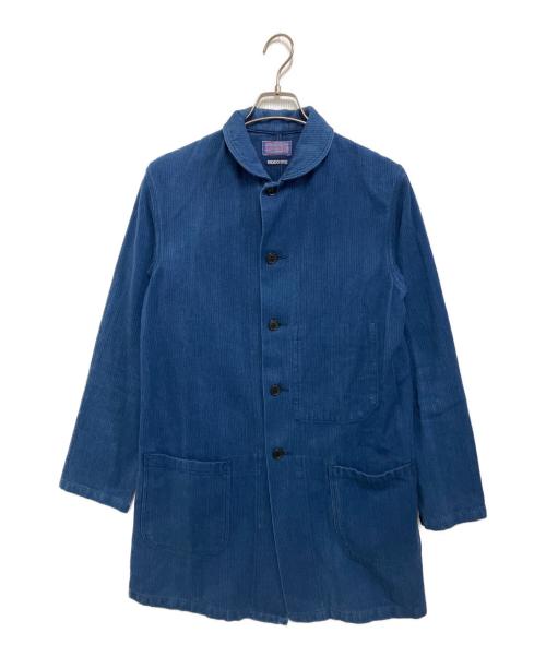BLUE BLUE（ブルーブルー）BLUE BLUE (ブルーブルー) インディゴ染め刺し子ジャケット インディゴ サイズ:2の古着・服飾アイテム