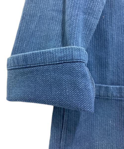 BLUE BLUE（ブルーブルー）BLUE BLUE (ブルーブルー) インディゴ染め刺し子ジャケット インディゴ サイズ:2の古着・服飾アイテム