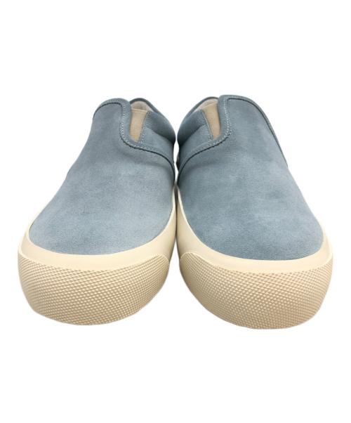 Maison Margiela（メゾンマルジェラ）Maison Margiela (メゾンマルジェラ) スリッポン ブルー×ホワイト サイズ:43の古着・服飾アイテム