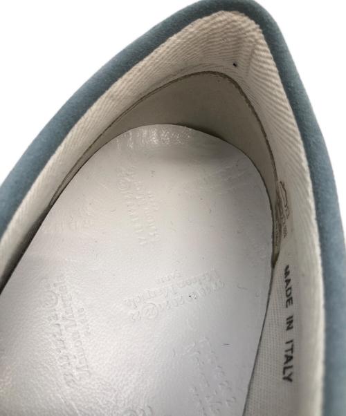 Maison Margiela（メゾンマルジェラ）Maison Margiela (メゾンマルジェラ) スリッポン ブルー×ホワイト サイズ:43の古着・服飾アイテム