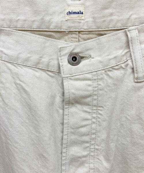 chimala（チマラ）chimala (チマラ) journal standard luxe (ジャーナルスタンダード ラックス) for luxe ADJASTABLE WIDE TAPERED アイボリー サイズ:34 未使用品の古着・服飾アイテム
