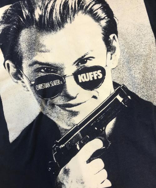 ムービーTシャツ（ムービーTシャツ）ムービーTシャツ (ムービーTシャツ) 90s Kuffs(カフス!) ムービーTシャツ ネイビー サイズ:Lの古着・服飾アイテム