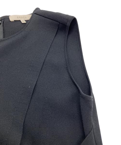 EPOCA（エポカ）EPOCA (エポカ) ミラノリブデザインニット　M5N36-758-09 ブラック サイズ:40の古着・服飾アイテム