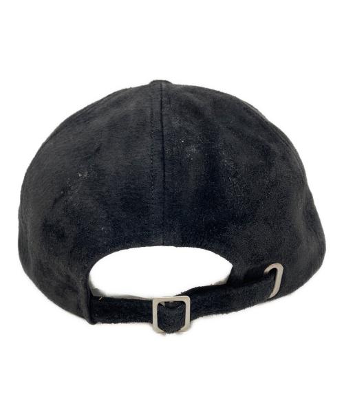 DECI（デシ）DECI (デシ) Suede 6panel Cap ブラックの古着・服飾アイテム