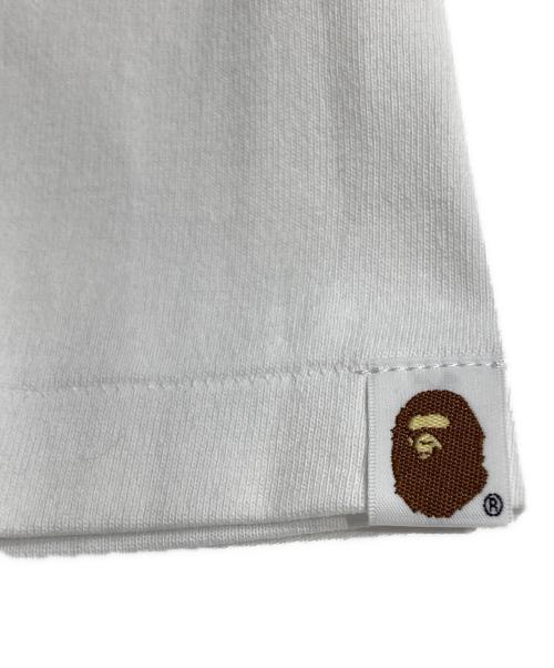 A BATHING APE（アベイシングエイプ）A BATHING APE (アベイシングエイプ) TOM and JERRY (トム アンド ジェリー) コラボプリントTシャツ ホワイト サイズ:Lの古着・服飾アイテム