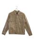 MOMOTARO JEANS（桃太郎ジーンズ）の古着「Kaki-Shibu Dyed Denim Double Pocket Jacket」｜ベージュ