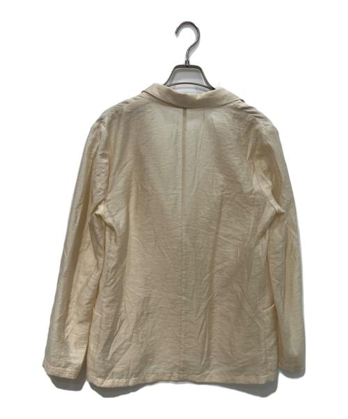 NOLLEY'S sophi（ノーリーズソフィー）NOLLEY'S sophi (ノーリーズソフィー) ウォッシャブルシアーシルクライトジャケット ベージュ サイズ:36の古着・服飾アイテム
