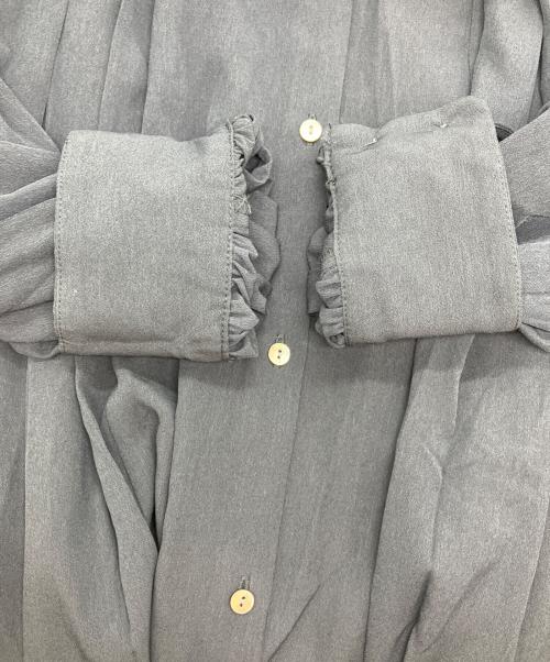 SHIPS（シップス）SHIPS (シップス) バンドカラー サイド プリーツ ワンピース　26SS ネイビー サイズ:Mの古着・服飾アイテム
