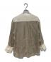 BEIGE (ベイジ) MATHIEU バンドカラーシャツ ブラウン サイズ:32 未使用品：6000円
