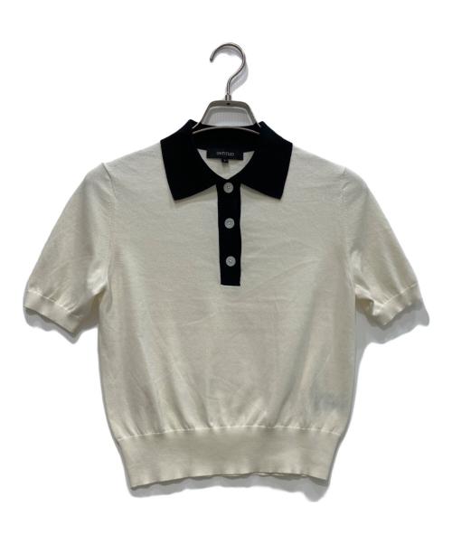 UNTITLED（アンタイトル）UNTITLED (アンタイトル) 5分袖ポロニット　 26SS　153-13251 アイボリー 未使用品の古着・服飾アイテム