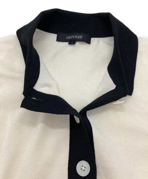 UNTITLED（アンタイトル）UNTITLED (アンタイトル) 5分袖ポロニット　 26SS　153-13251 アイボリー 未使用品の古着・服飾アイテム