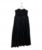 La TOTALITEラ ト―タリテ）の古着「シアースキッパーワンピース   25SS　25040140850020」｜ブラック