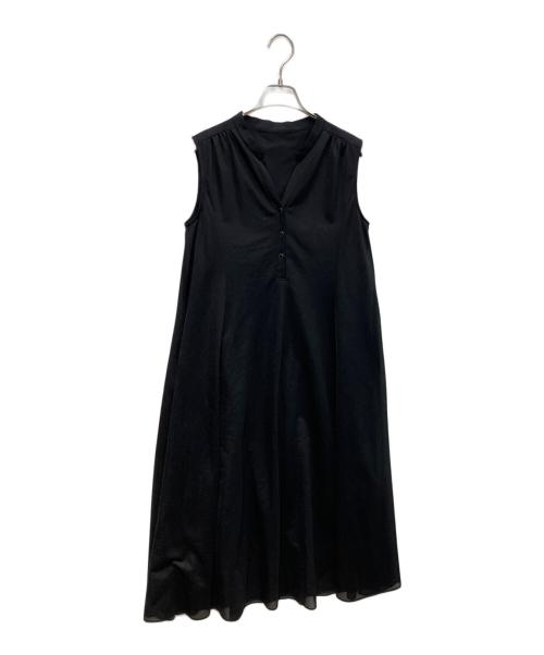 La TOTALITE（ラ ト―タリテ）La TOTALITE (ラ ト―タリテ) シアースキッパーワンピース   25SS　25040140850020 ブラック サイズ:Mの古着・服飾アイテム