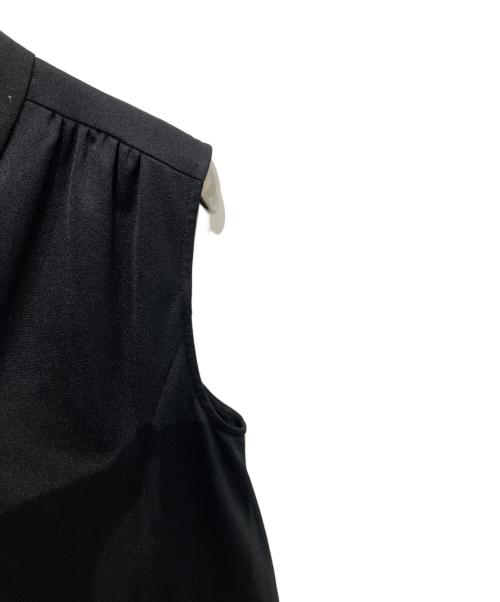 La TOTALITE（ラ ト―タリテ）La TOTALITE (ラ ト―タリテ) シアースキッパーワンピース   25SS　25040140850020 ブラック サイズ:Mの古着・服飾アイテム