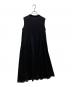 La TOTALITE (ラ ト―タリテ) シアースキッパーワンピース   25SS　25040140850020 ブラック サイズ:M：6000円